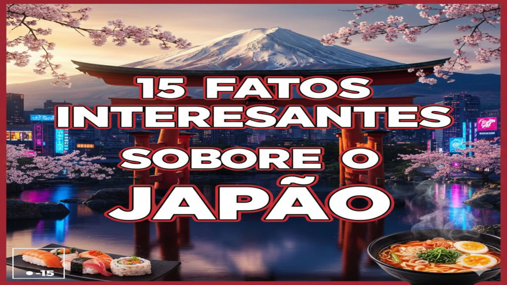 15 fatos interessantes sobre o Japão