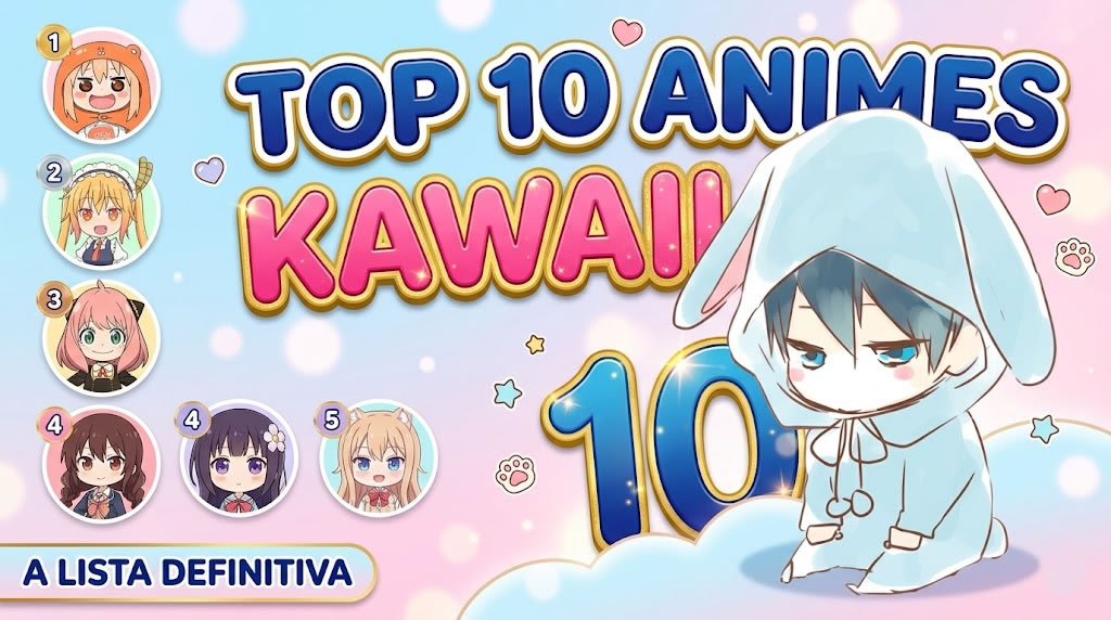 Lista Top 10 animes Kawaii