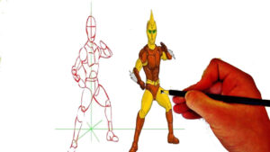 Tokusatsu Aprendendo a desenhar Spectreman