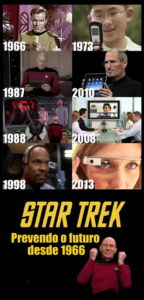 Star Trek prevendo o futuro desde 1966