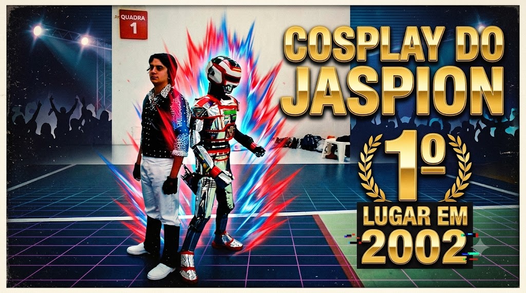 Cosplay do Jaspion 1º lugar em 2002