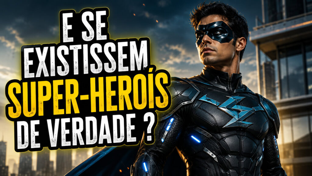 e se existisse super-heróis de verdade