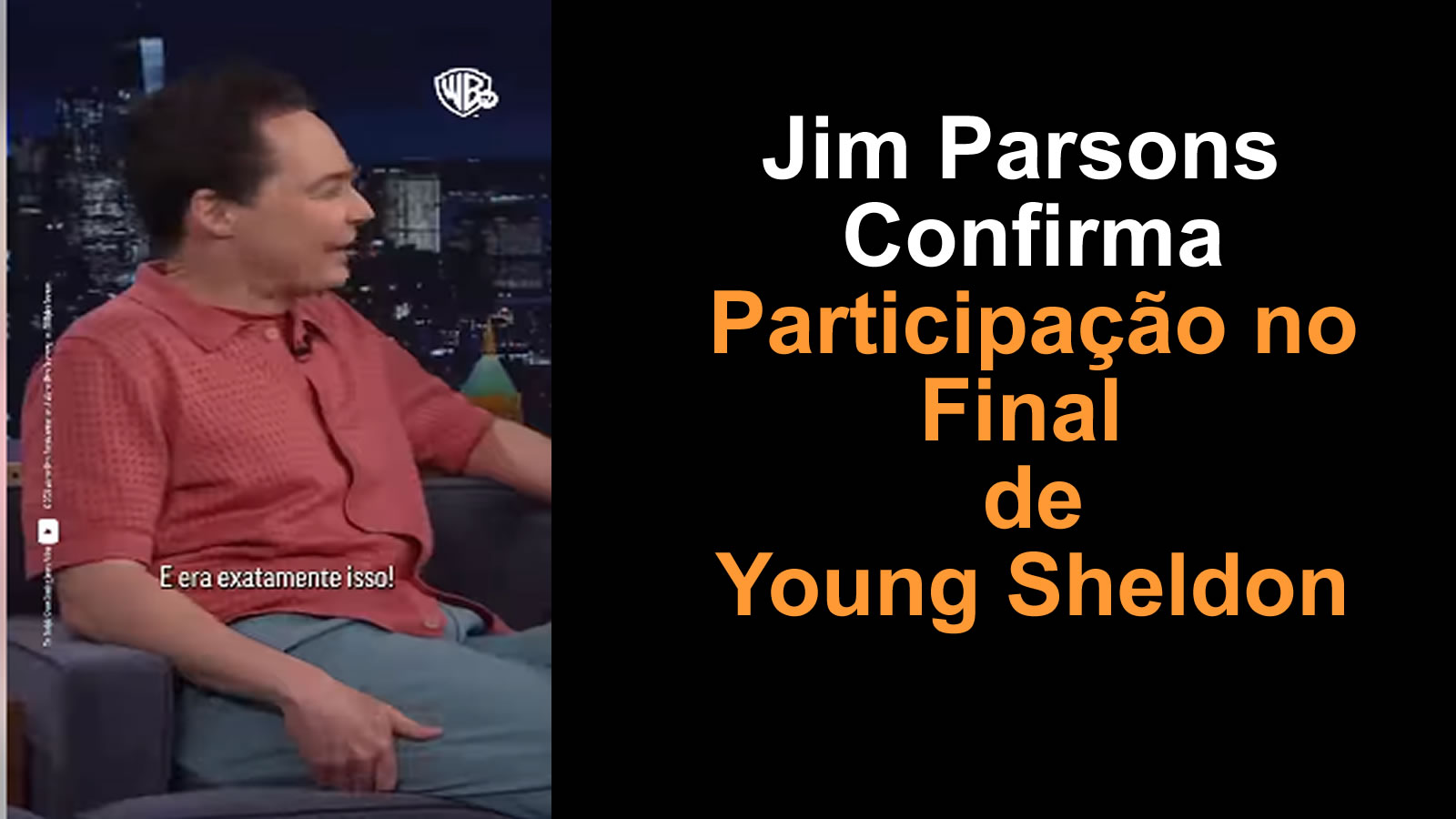 Jim Parsons Confirma Participação no Final de Young Sheldon