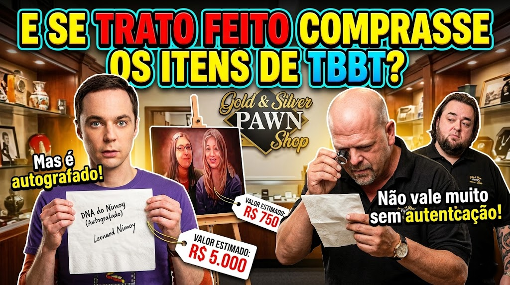 Trato feito os Itens de The Big Bang Theory