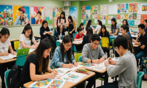 Existe faculdade de mangá no Japão ?