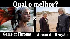 Casa do Dragão vs Game of Thrones