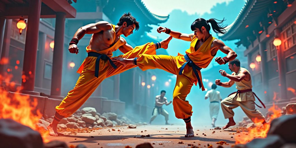 Os animes de artes marciais 2024