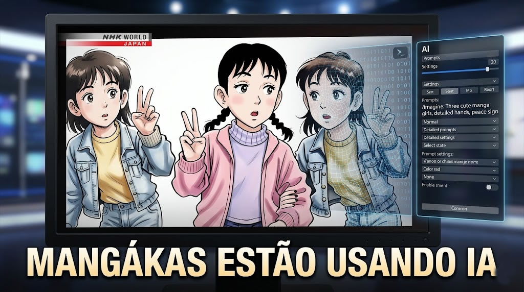 Mangákas e IA