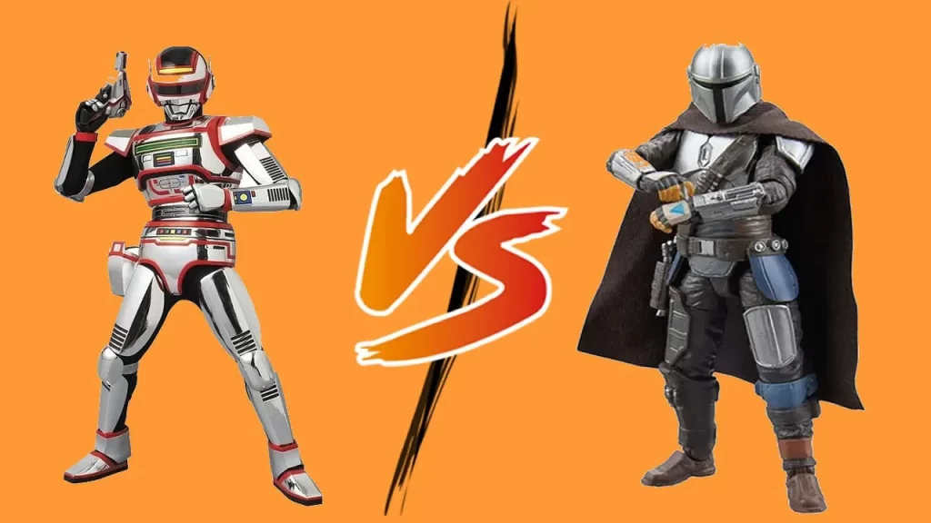 Duelo Jaspion vs Mandaloriano