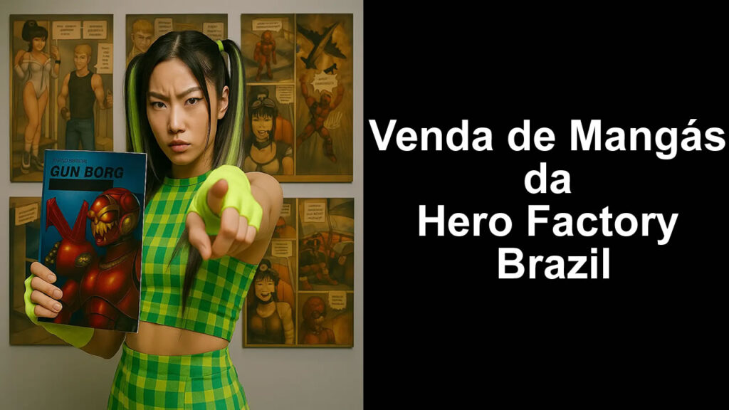 Venda de Mangás da Hero Factory Brazil