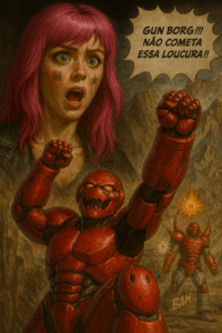 mangá da Hero Factory Brazil