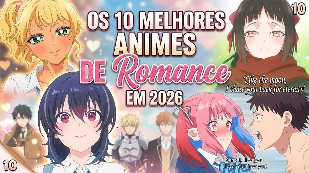 Os 10 melhores animes de romance em 2026