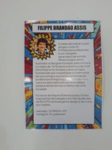 Filippe Brandão de Assis, mangaká criador de A Fantástica Aventura de Fred