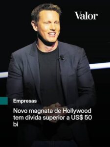 Arte de capa sobre a compra da Warner Bros. pela Paramount Skydance