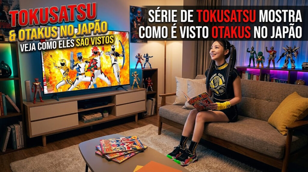 Série de Tokusatsu mostra como é visto otakus no Japão